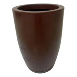 Vaso Plantas Coluna Marrom Stone 53x33x22 Mato Verde