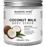 Majestic Pure Coconut Milk Exfoliante Corporal, Anticeluliti