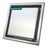 Ralo Anti Odor Aço Inox 304 Oculta Aplicar Piso Porcelanato