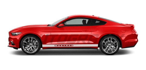 Par Stickers Franjas Deportivas Laterales Mustang Sport