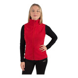 Chaleco Montagne Polar Mujer Aradia Rojo