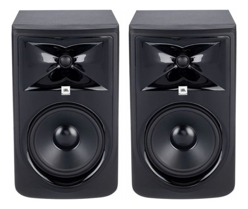 Pack Monitores De Estudio Jbl 308p Mkii 8  Par De Parlantes