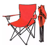 Silla Playa Sillas Plegable Camping Con Porta Vasos Portatil