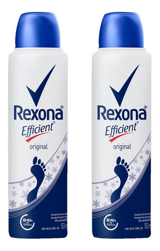 Rexona Efficient Antibacterial Desodorante Para Pies Pack X2