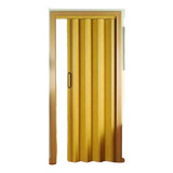 Puerta Plegadiza De Pvc Fracas H De 6 Mm Pino 70x200