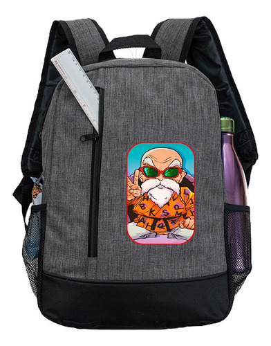 Mochila Escolar Im19  Maestro Roshi G037