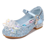 Zapatos Elsa Princess Frozen, Zapatos De Cristal Con Suela S