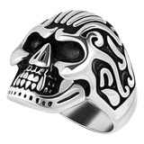 Anillo De Calaveras Góticas Vintage, Joyería Para Dedos De A