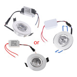 1w Llevó Luces 85-265v Gabinete Mini Downlight Spot Techo La