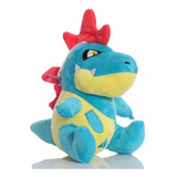 Pelucia Croconaw Boneco Pokemon Sg Totodile Cyndaquil 