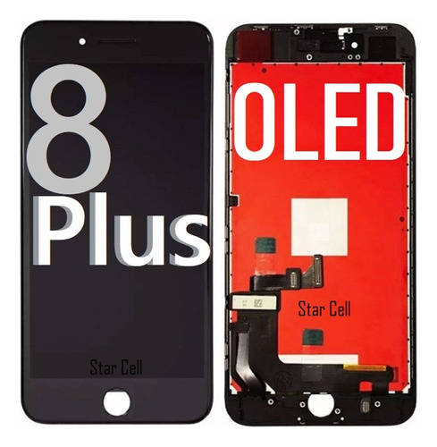 Tela Frontal Original ( Oled) iPhone 8 Plus)+pelícila3d+capa