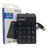 Mini Teclado Numérico Portátil Usb 18 Teclas Pc E Notebook