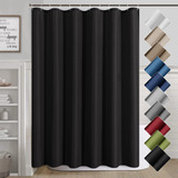 Juego De Cortinas Boodii Repelente D/poliéster Negro