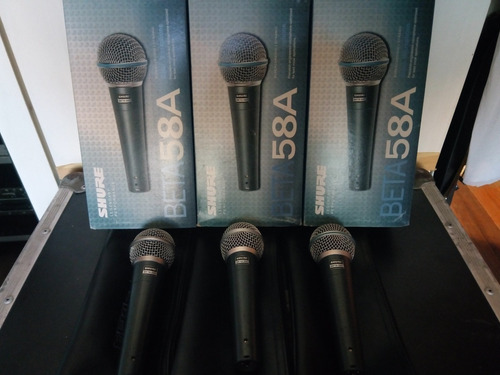 Microfone Shure Beta Beta 58a Dinâmico  Supercardióide 