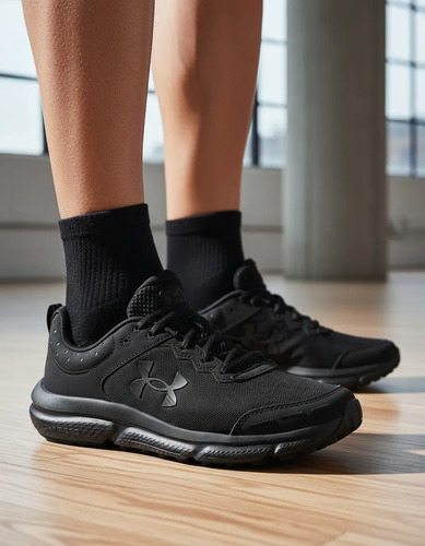 Tenis Deportivo Under Armour Para Correr Charged Assert 10 De Hombre - Todo Negro | Envío gratis