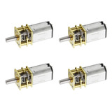 Nihay 4 Piezas Con Reductor Micro Motor Mini Metal