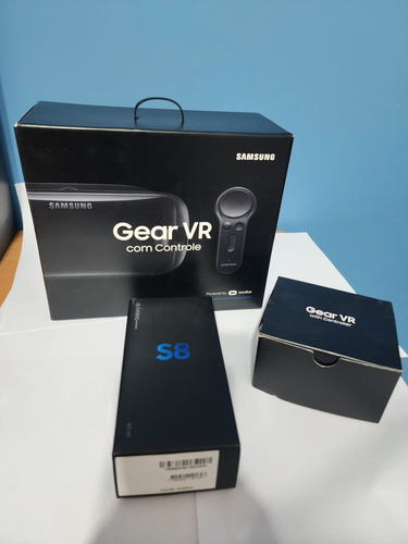 Galaxy S8 + Óculos Samsung Gear Vr + Controle Vr