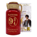 Luminária Abajur Pote Led Harry Potter 93/4 Hogwart Express Cor Da Estrutura Vermelho