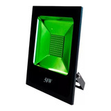 Reflector Led 50w Verde  Intemperie Exterior Super Oferta