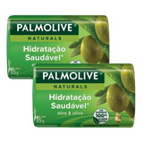 Kit 2 Sabonetes Palmolive Naturals Hidratação Saudável 85g