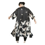 Kimono Japonés Para Hombres Yukata Outwear Albornoz Vintage