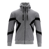 Camperas Hombre Entallado Hoodie Sudadera Algodon Jacket A25