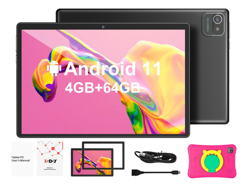 Tablet Con Funda Xgody Pad 10'' Android 64gb+4gb Memoria Ram