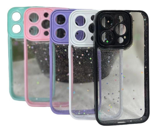 Funda Transparente Con Brillos Para Samsung S20fe S20 Fe