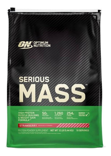 Optimum Nutrition Serious Mass 12 Lbs