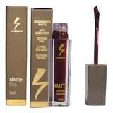  Batom Liquido Matte Cor Merlot - Lp Beauty Acabamento Mate