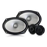 Set D Medios Bocinas Alpine 6x9 S2-s69c 260w 85w Rms Tweeter