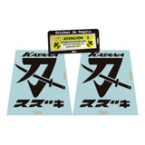 Stickers Kanjis Para Swift Boosterjet Sport Kanji Katana 2p.