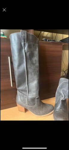 Remato Lindas Botas De Cuero Diseñadora Chilena .