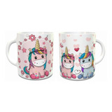 Taza De Plastico Unicornio Nena Regalo Souvenir 