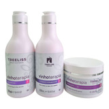 Kit Shampoo Condicionador E Mascara Treeliss Professional 