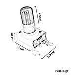 Pot-100k Potenciometro Tipo Horizontal 100k - Sge15135