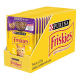 Friskies Kit 15 Sachês Para Gatos Adultos Sabor Cordeiro 85g