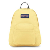 Mochila Mujer Dama Jansport Mini Casual Half Pint Color Amarillo Pastel Diseño De La Tela Liso