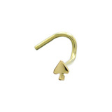 Piercing Nariz Nostril Oro 18k Pica Liso Copawa Joyas®