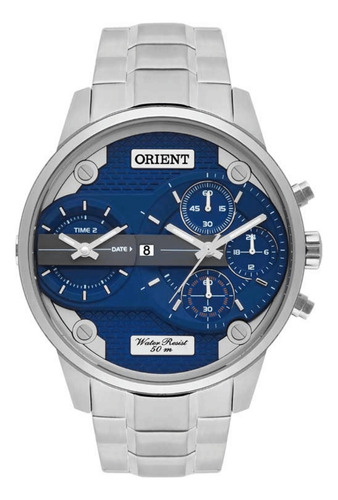 Relógio Orient Xl Masculino Cronógrafo - Mbsst001 D1sx