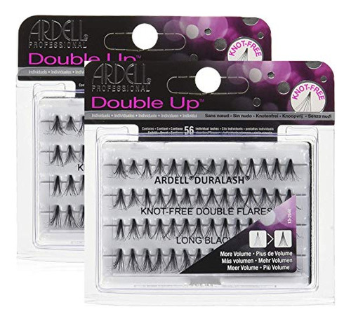 Pestañas Postizas Ardell Double Up Duralash Long Black