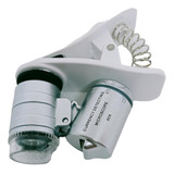 Microscopio 60x Luz Led Y Uv Adaptador Celular