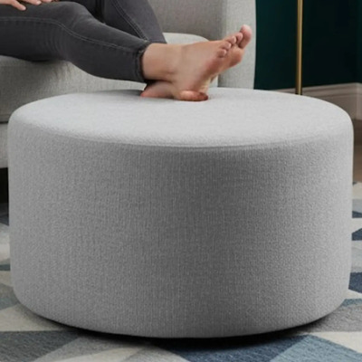Banco Taburete Puff Ottoman Multifuncional Redondo 60x60cm | Meses sin interés