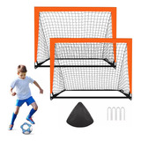 Portero De Fútbol Plegable Para Niños 1,20 M* 0,8 M 2pzs