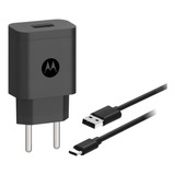 Carregador Motorola Rápido One 10w Com Cabo Tipo-c Bivolt