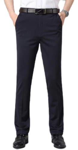 Pantalón De Vestir Casual Para Hombre Cómodo Pantalones