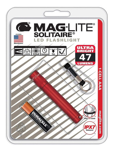 Linterna Maglite Led 1-cell Aaa Flashlight Roja 