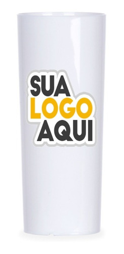 100 Copo Long Drink Personalizado Com Sua Marca, Ideia, Logo
