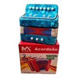 Acordeon Sanfona Instrumento Musical Infantil 3 Baixo 