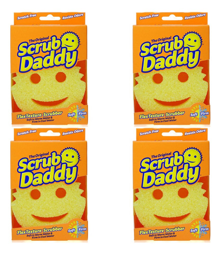 Esponja Scrub Daddy Esponja Polímeros Alta Tecnología X 4und